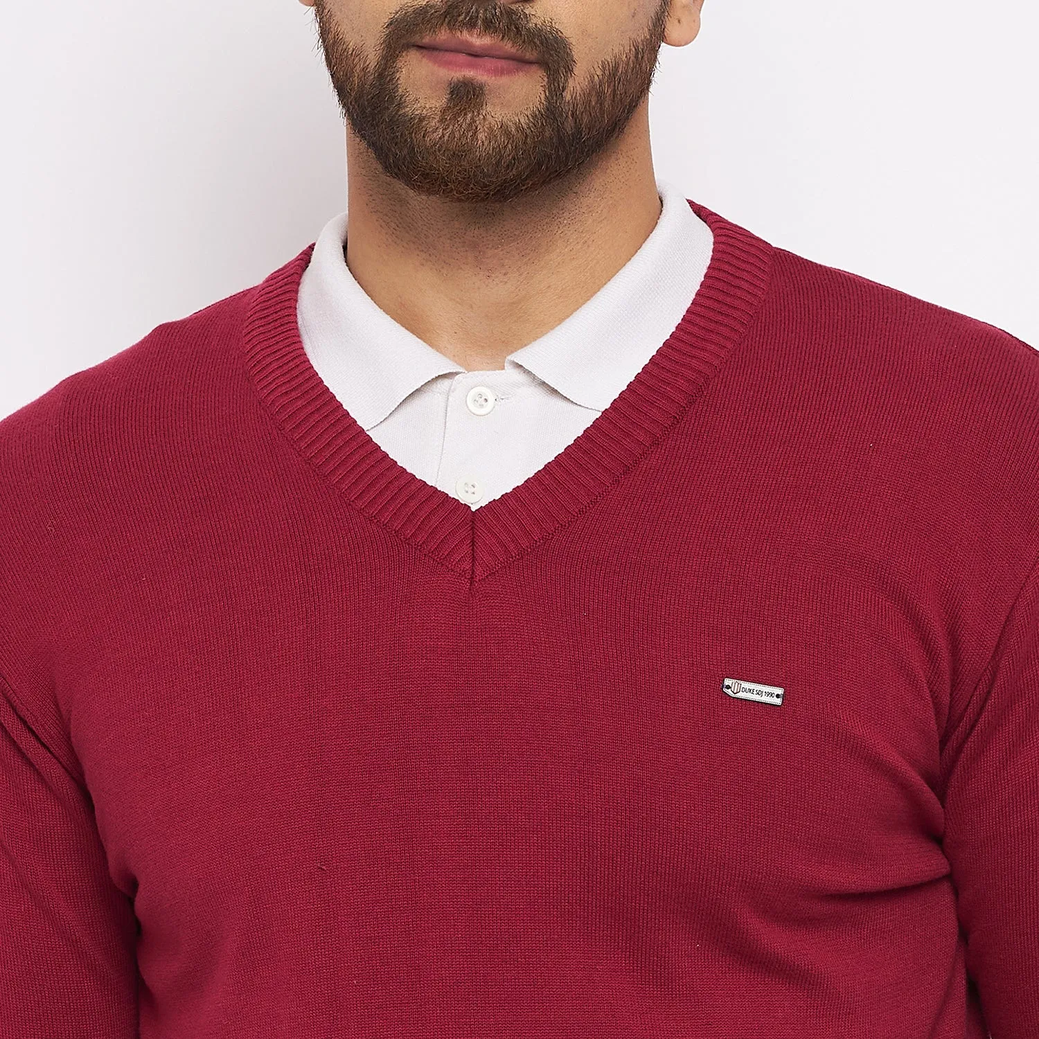 Duke Stardust Men Full Sleeve V Neck Sweater (SDS3000)