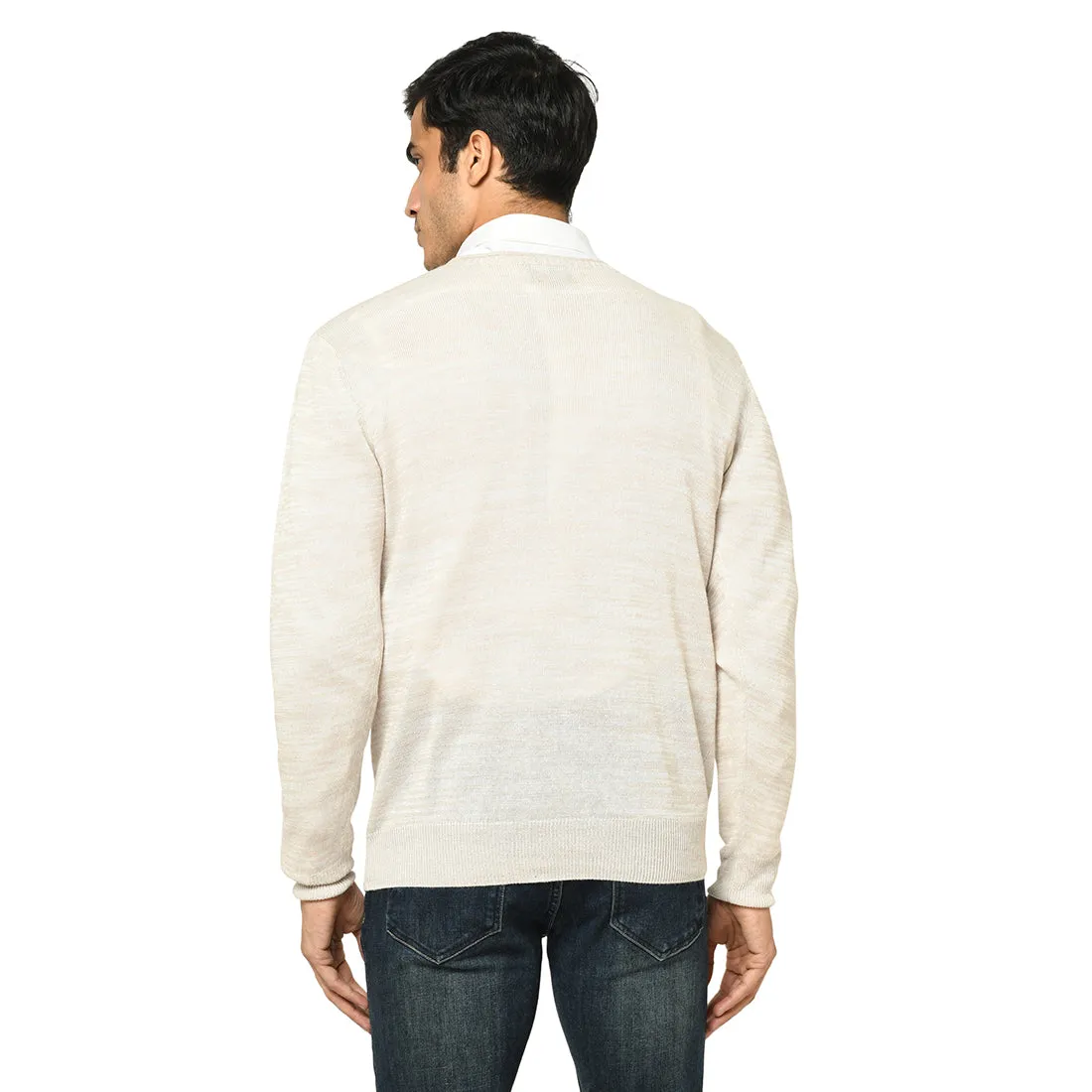 Duke Stardust Men Full Sleeve V-Neck Sweater (SDS373)