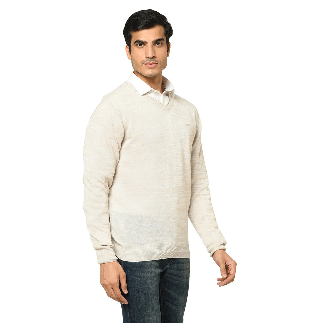 Duke Stardust Men Full Sleeve V-Neck Sweater (SDS373)