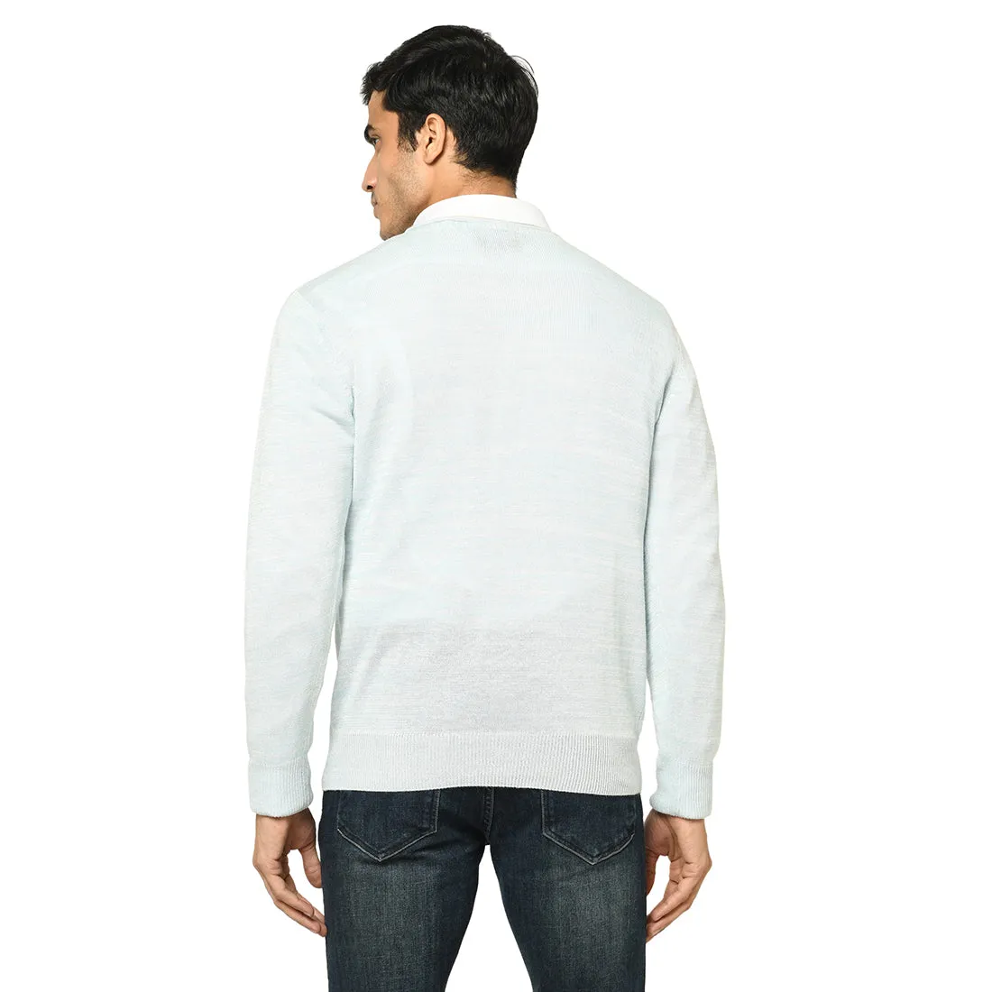 Duke Stardust Men Full Sleeve V-Neck Sweater (SDS373)