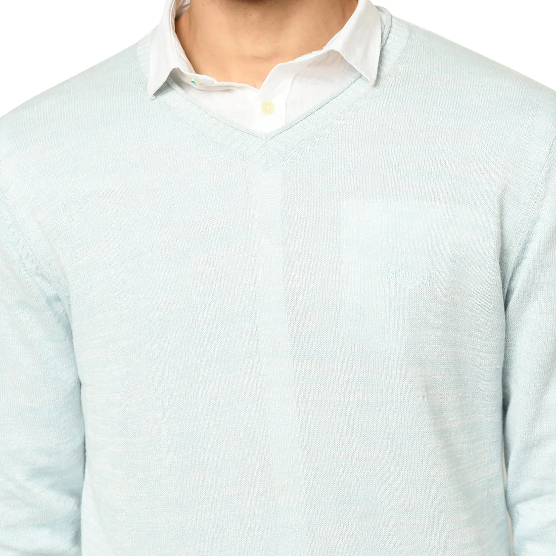 Duke Stardust Men Full Sleeve V-Neck Sweater (SDS373)