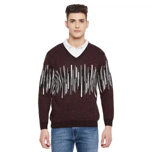 Duke Stardust Men Full Sleeve V Neck Sweater (SDS663)
