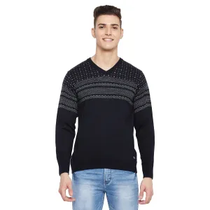 Duke Stardust Men Full Sleeve V Neck Sweater (SDS668)