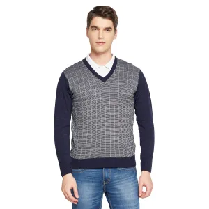 Duke Stardust Men Full Sleeve V Neck Sweater (SDS8095)
