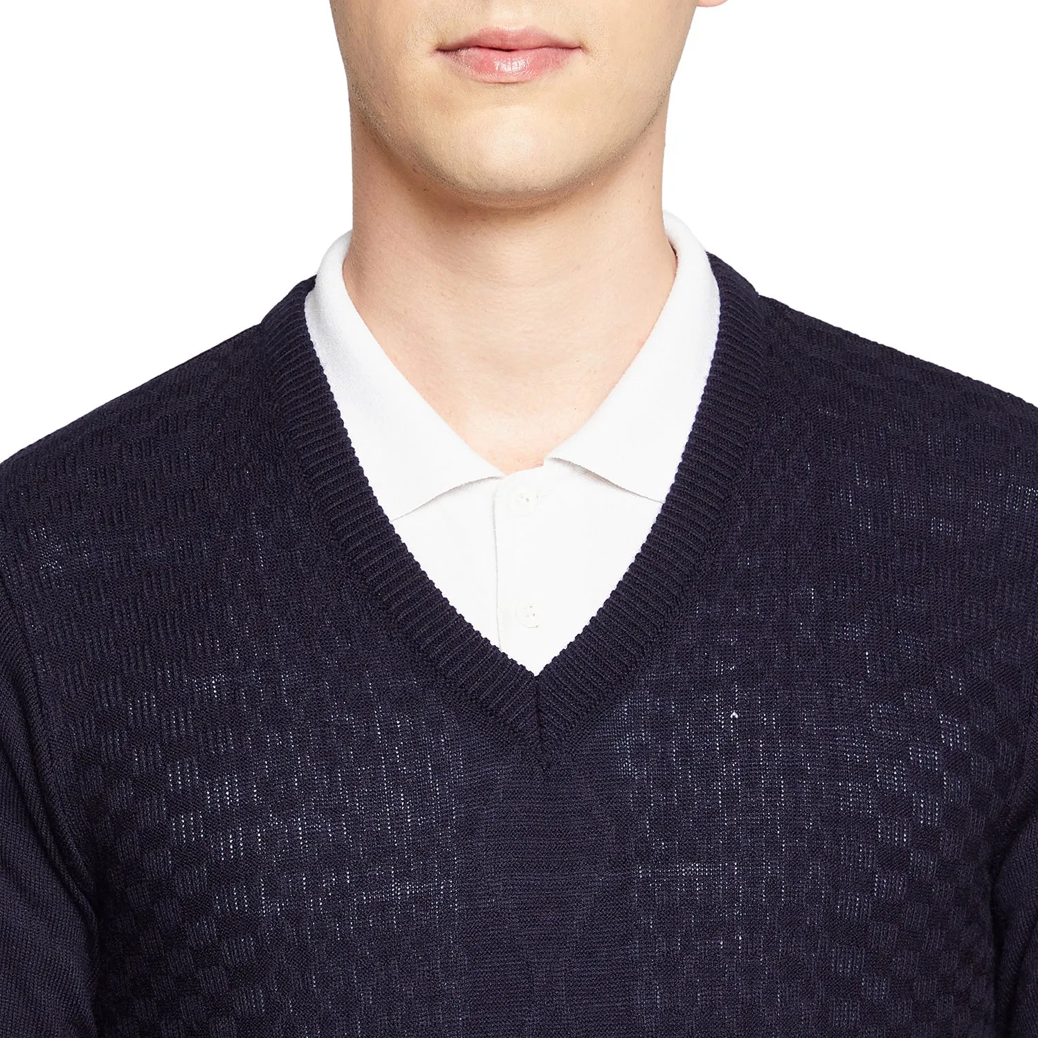 Duke Stardust Men Full Sleeve V Neck Sweater (SDS8096)