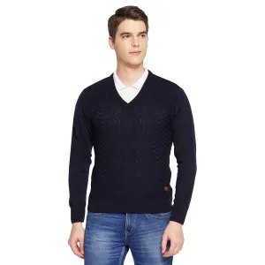 Duke Stardust Men Full Sleeve V Neck Sweater (SDS8096)