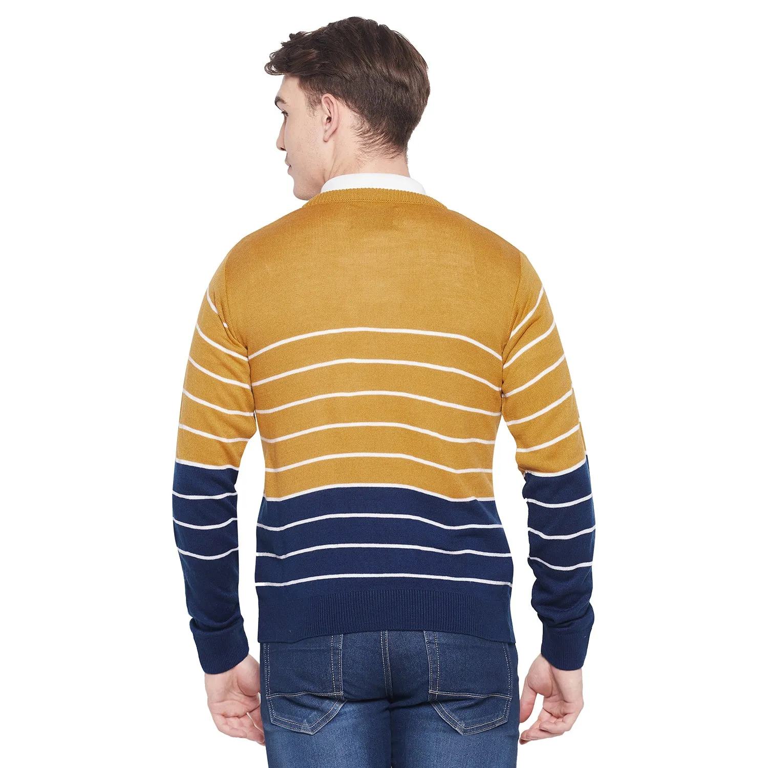 Duke Stardust Men Full Sleeve V Neck Sweater (SDS8098)