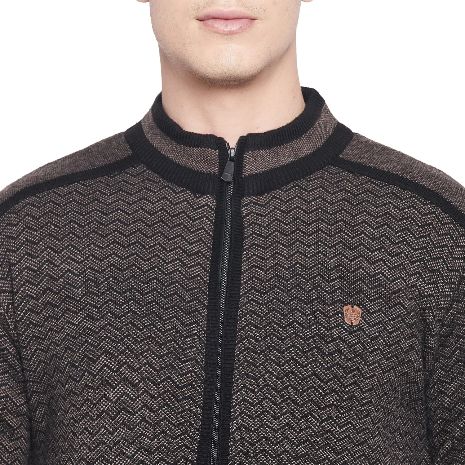 Duke Stardust Men Full Sleeve Zipper Sweater (SDS2083)