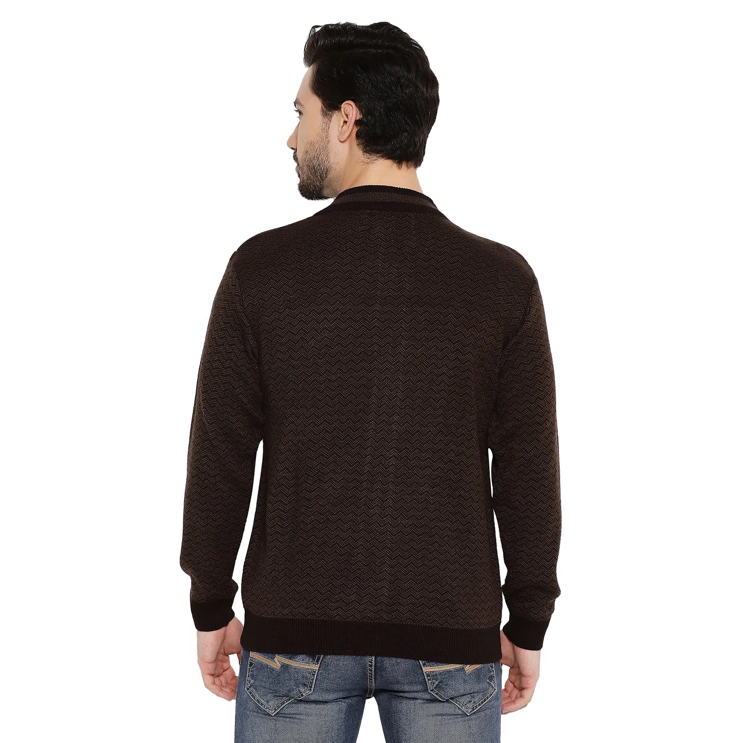 Duke Stardust Men Full Sleeve Zipper Sweater (SDS2083)