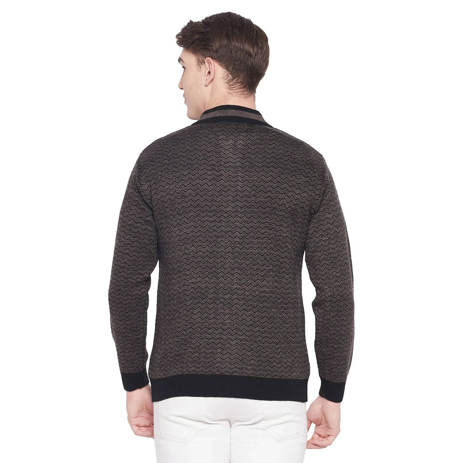 Duke Stardust Men Full Sleeve Zipper Sweater (SDS2083)