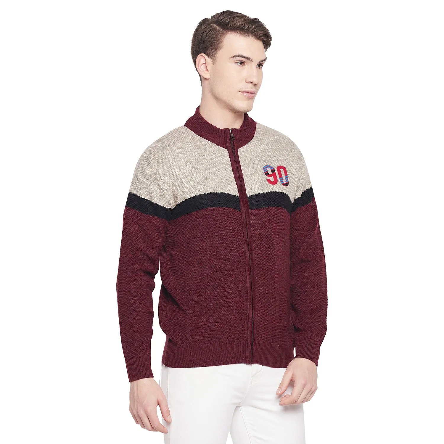 Duke Stardust Men Full Sleeve Zipper Sweater (SDS2087)