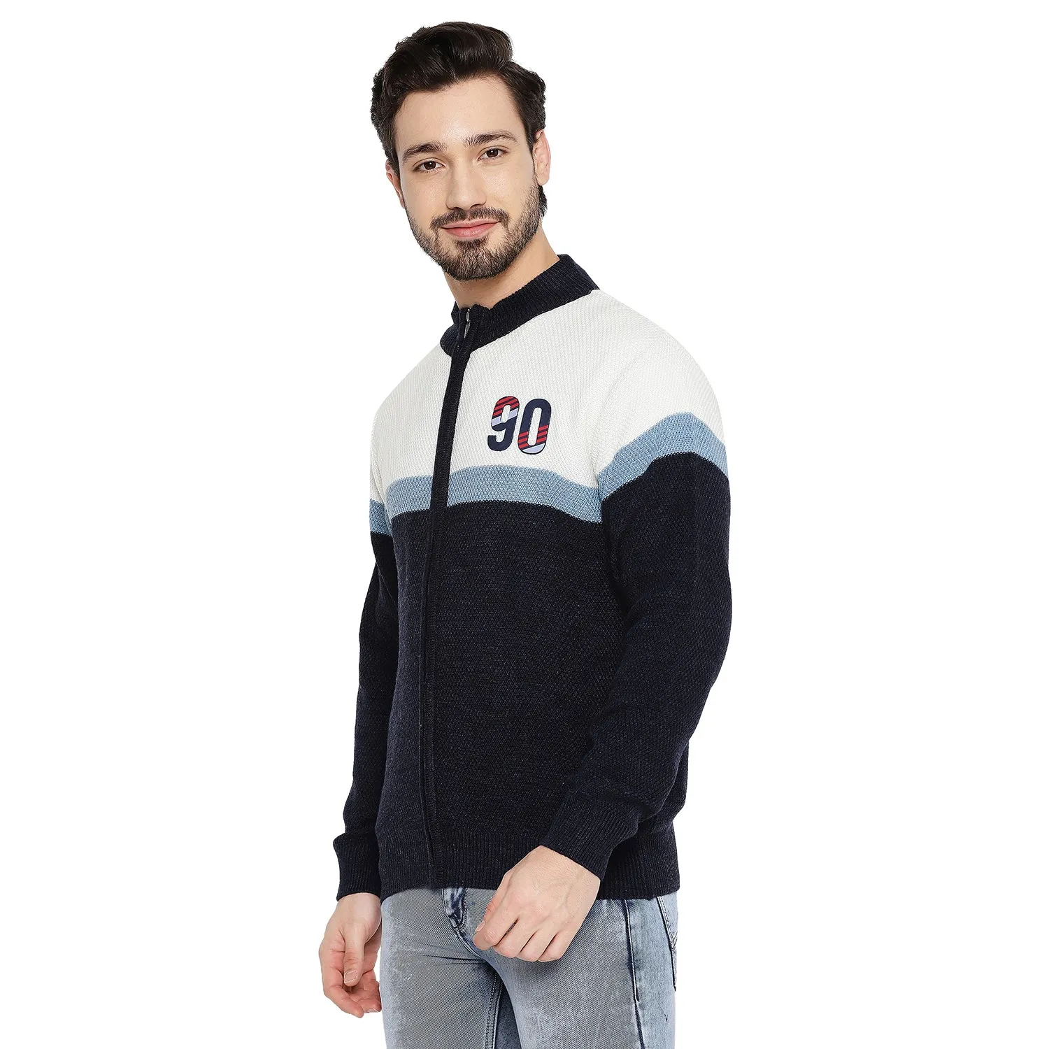 Duke Stardust Men Full Sleeve Zipper Sweater (SDS2087)