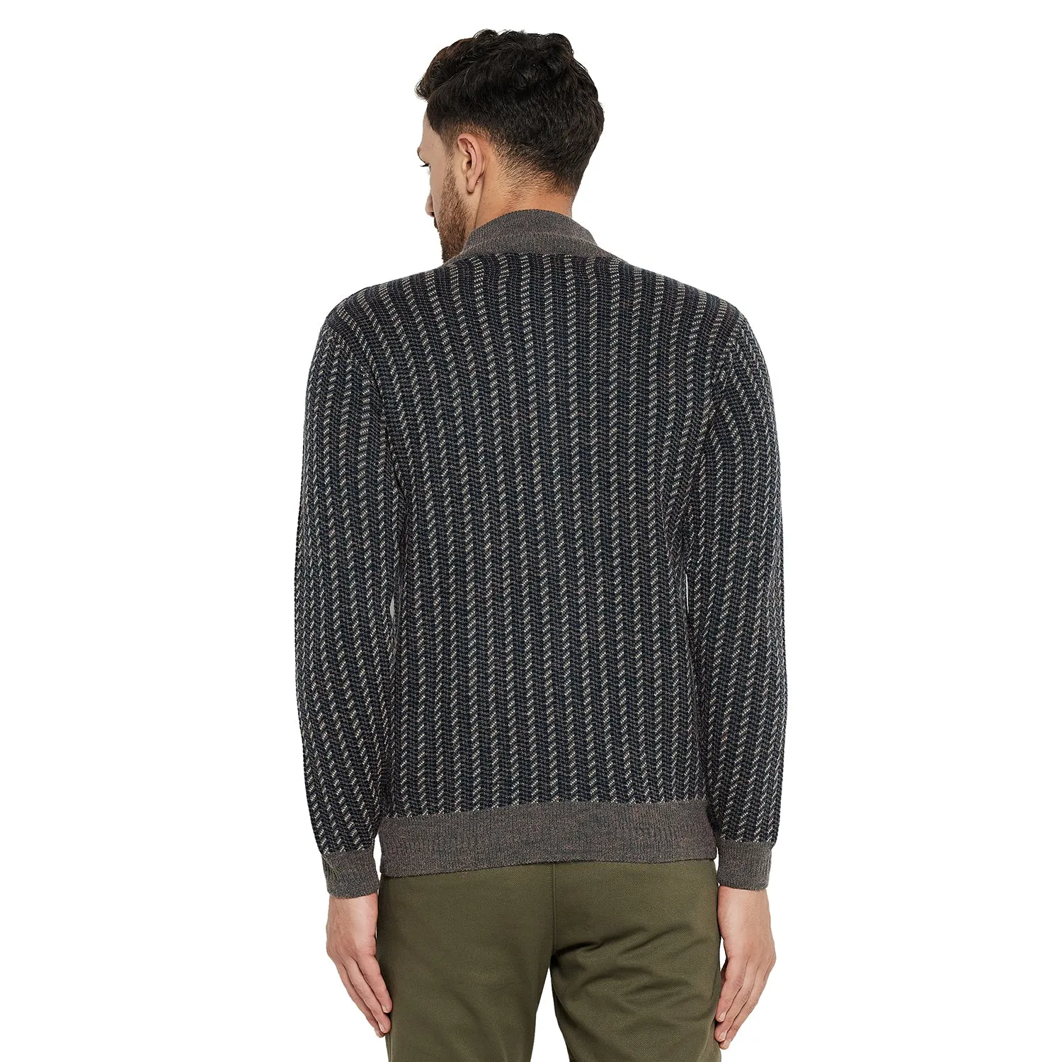 Duke Stardust Men Full Sleeve Zipper Sweater (SDS2088)