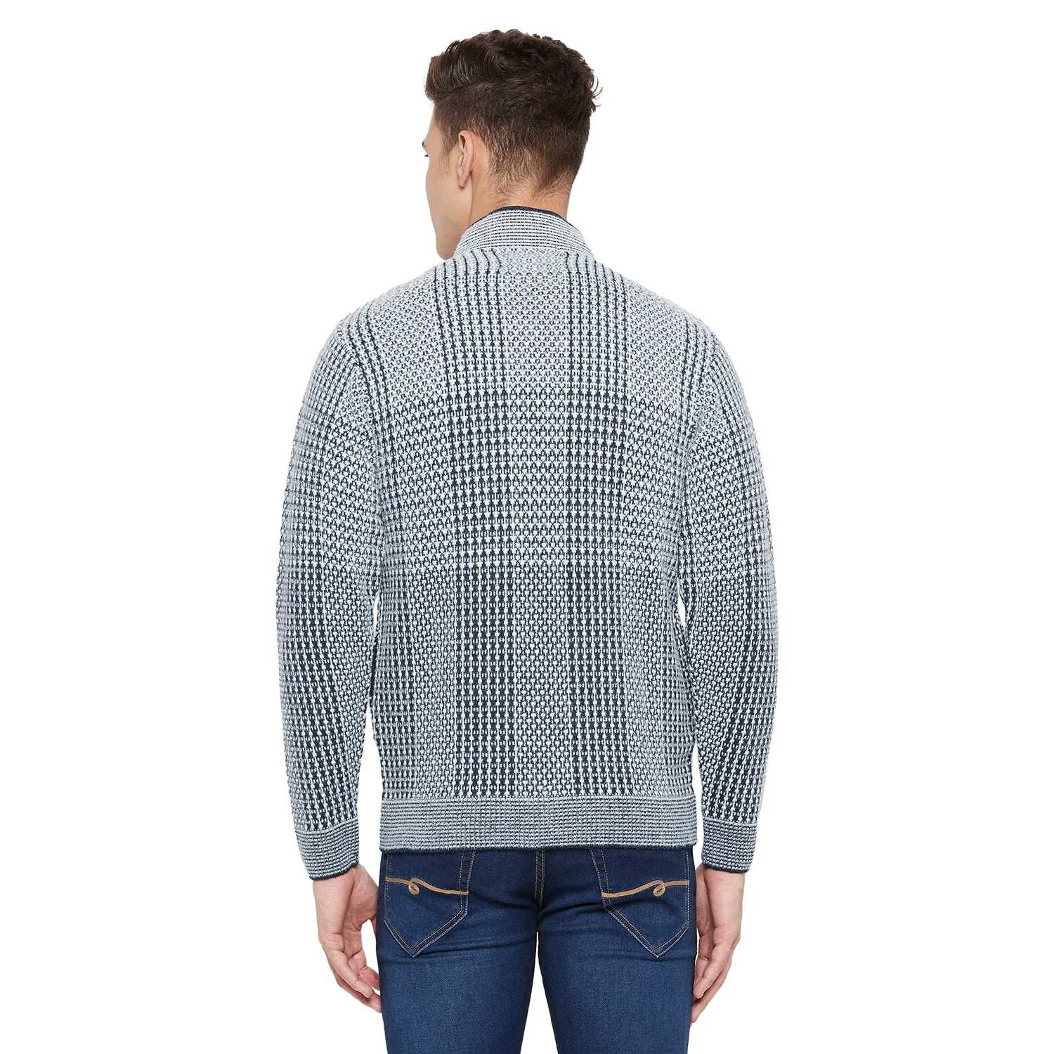 Duke Stardust Men Full Sleeve Zipper Sweater (SDS2090)