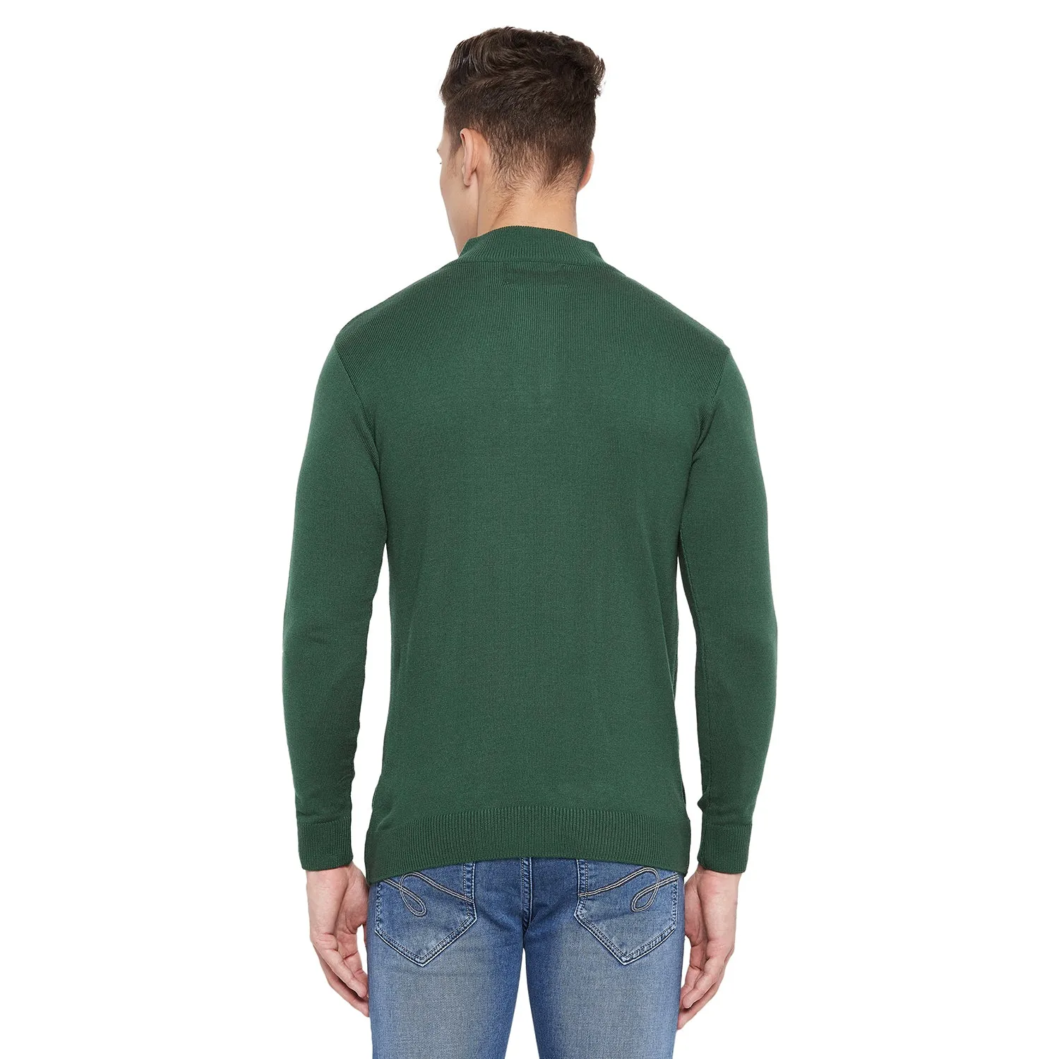Duke Stardust Men Full Sleeve Zipper Sweater (WSDS689)