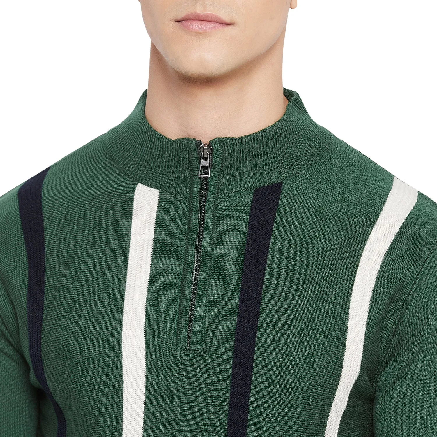 Duke Stardust Men Full Sleeve Zipper Sweater (WSDS689)