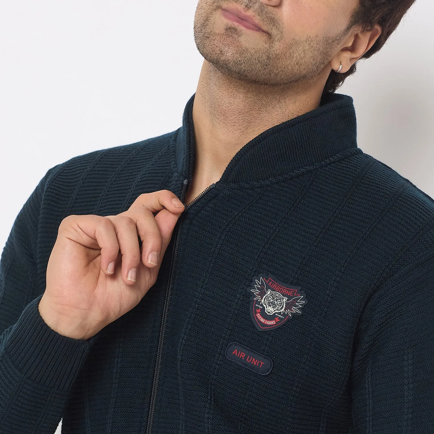 Duke Stardust Men Mandrin Neck Sweater (SDS2259)