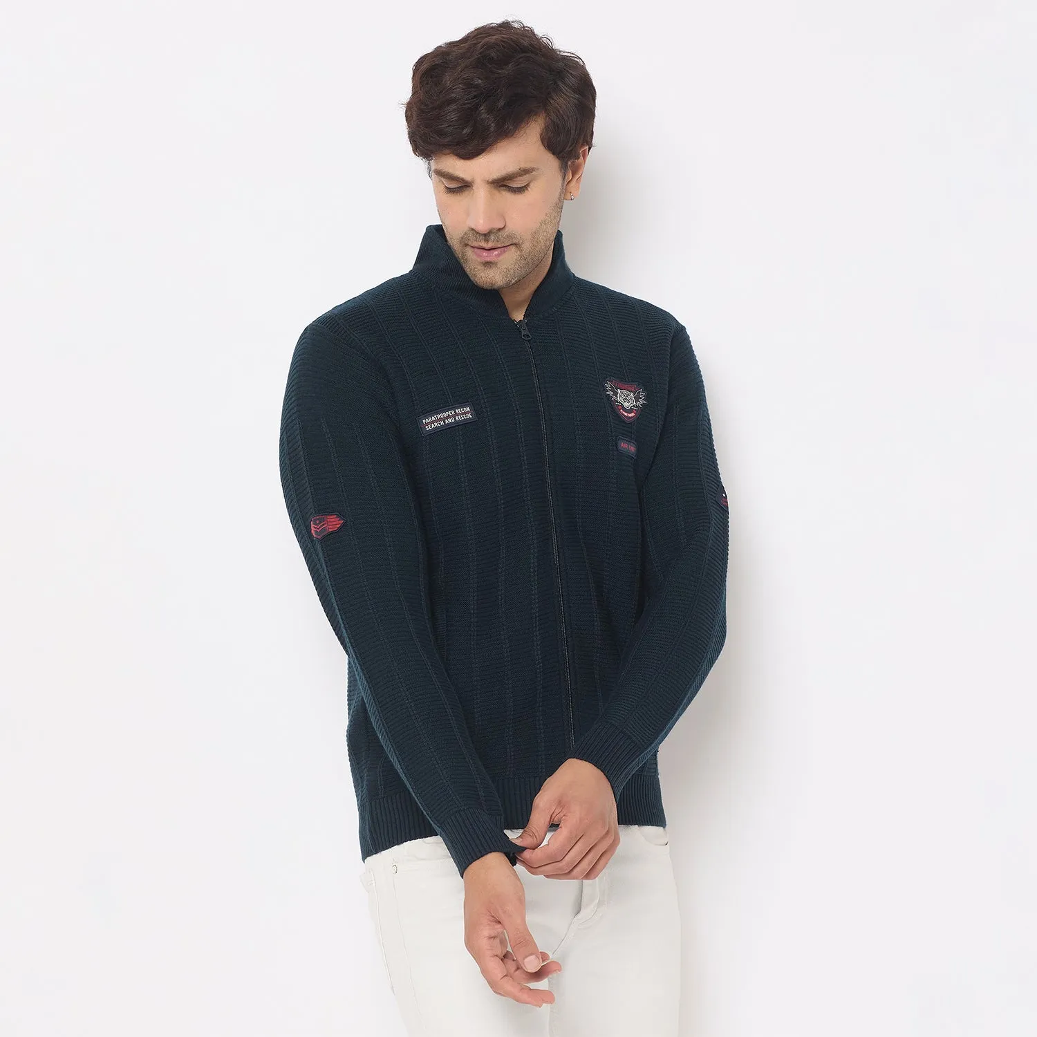 Duke Stardust Men Mandrin Neck Sweater (SDS2259)