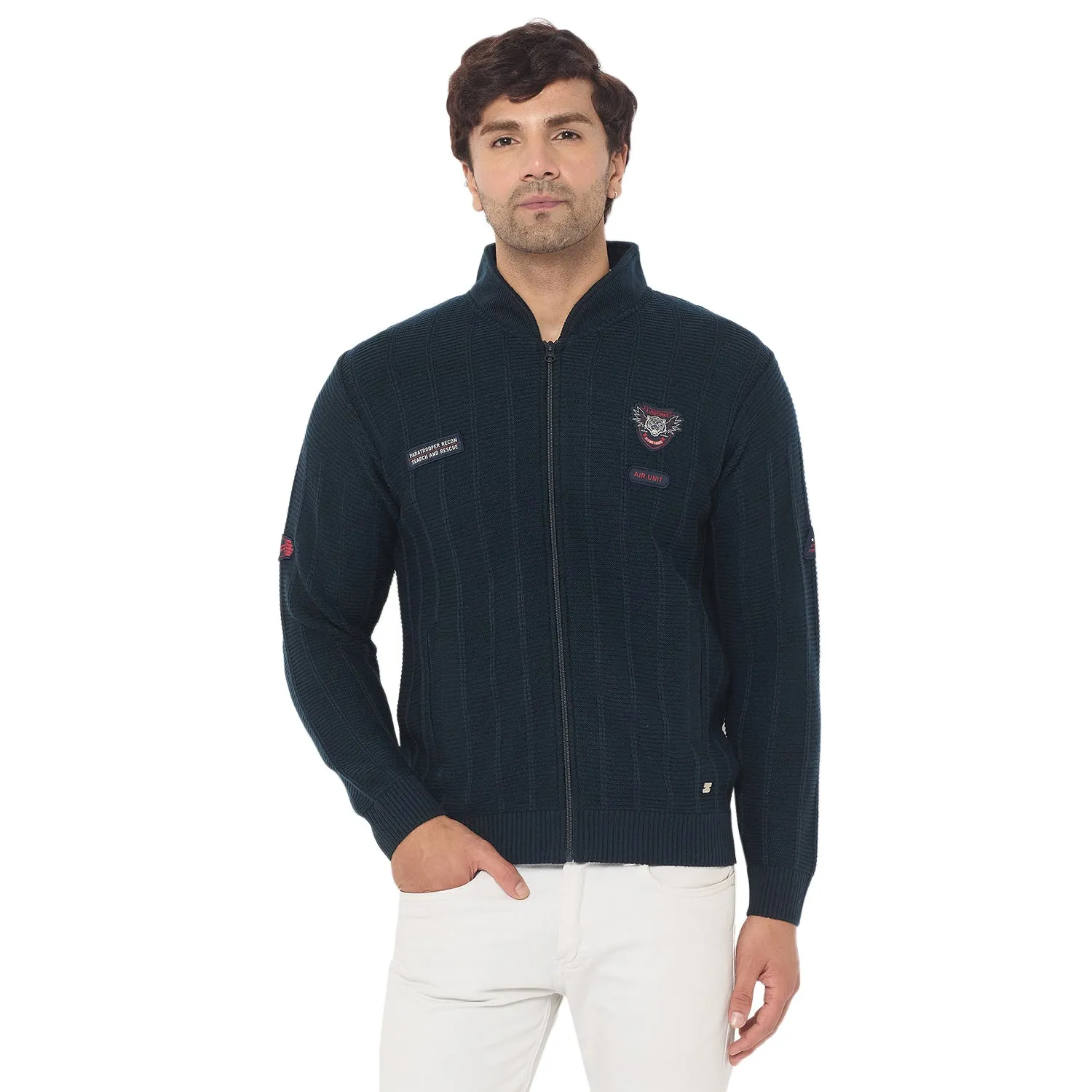 Duke Stardust Men Mandrin Neck Sweater (SDS2259)
