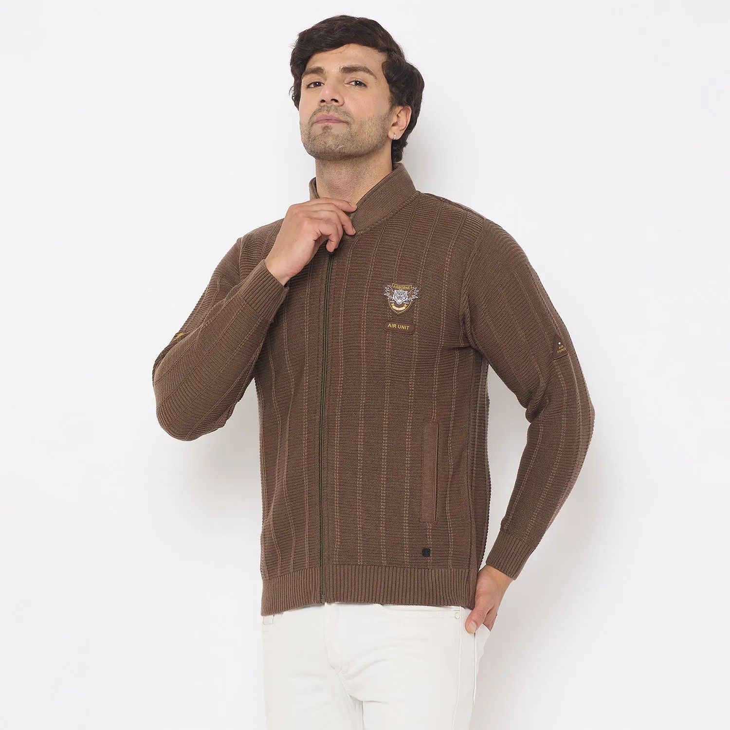 Duke Stardust Men Mandrin Neck Sweater (SDS2259)