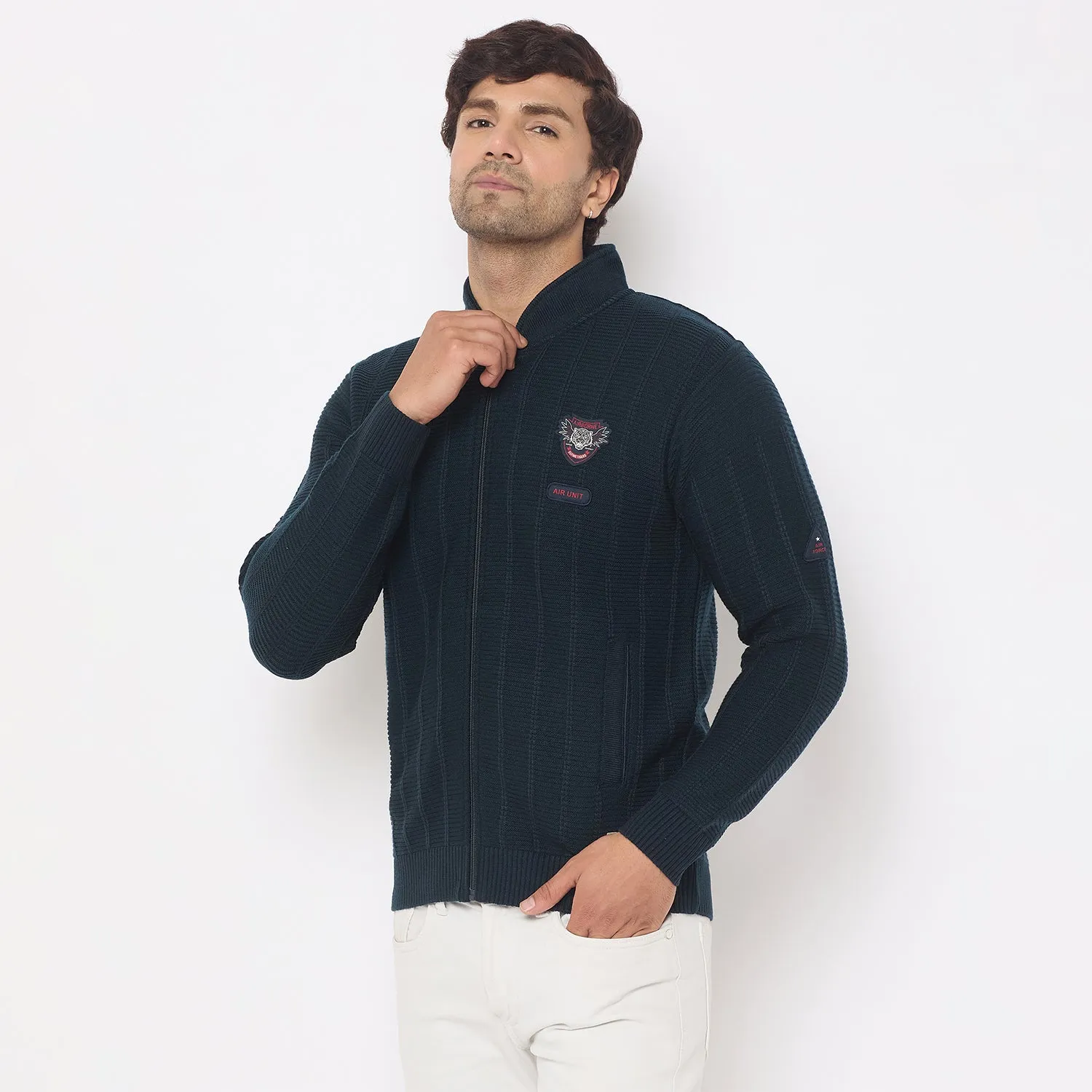 Duke Stardust Men Mandrin Neck Sweater (SDS2259)