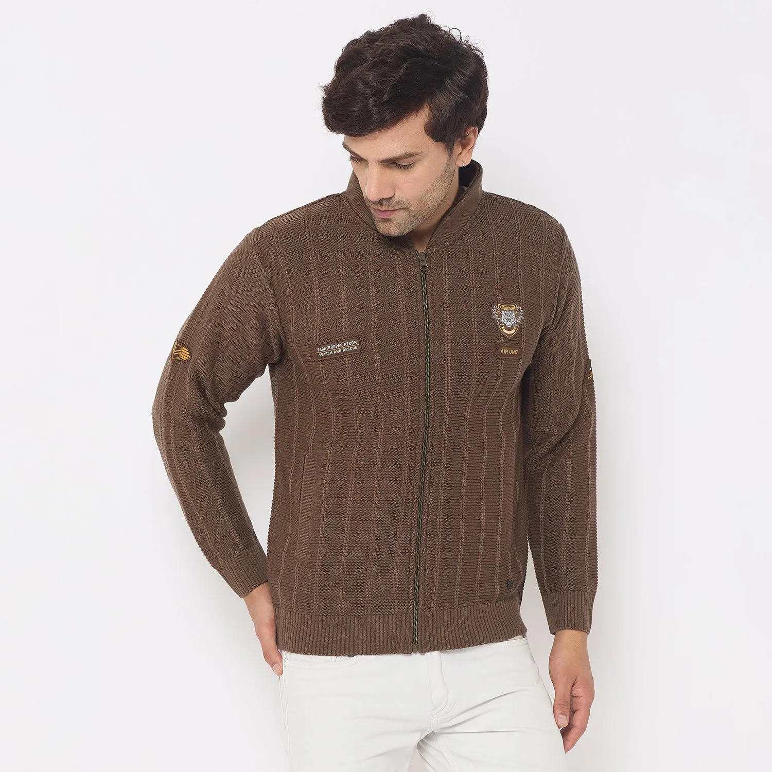 Duke Stardust Men Mandrin Neck Sweater (SDS2259)