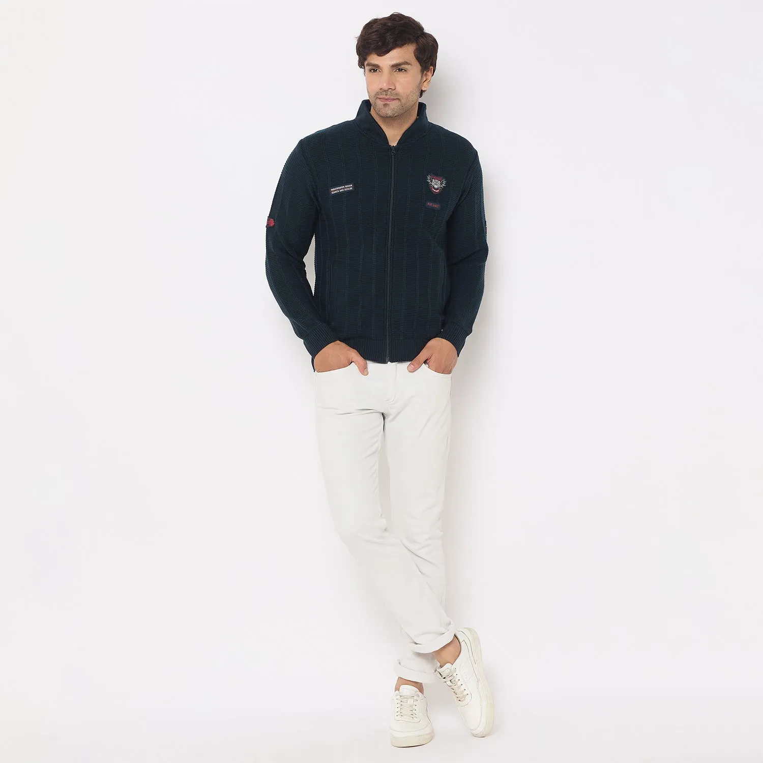 Duke Stardust Men Mandrin Neck Sweater (SDS2259)