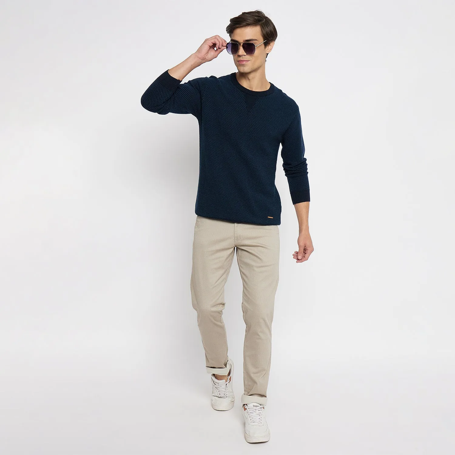 Duke Stardust Men Round Neck Full Sleeve Sweater (SDS644)