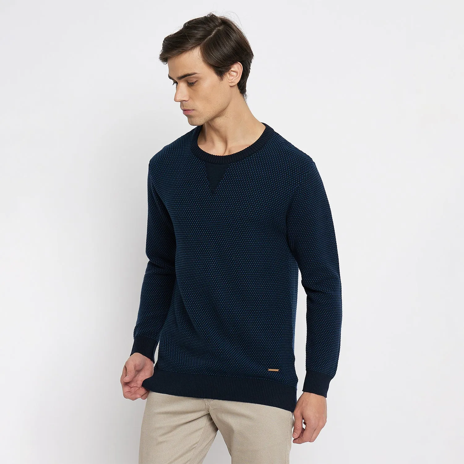 Duke Stardust Men Round Neck Full Sleeve Sweater (SDS644)