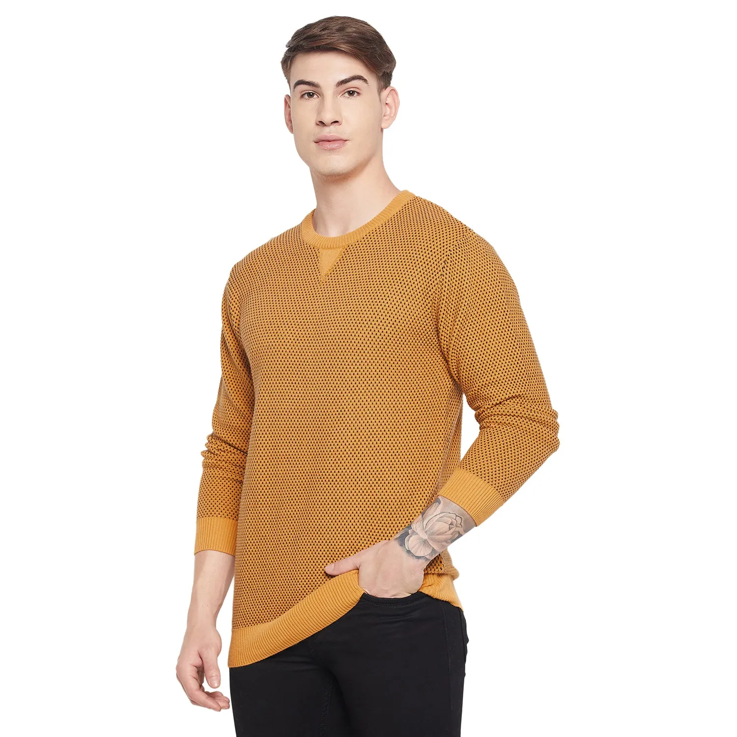 Duke Stardust Men Round Neck Full Sleeve Sweater (SDS644)