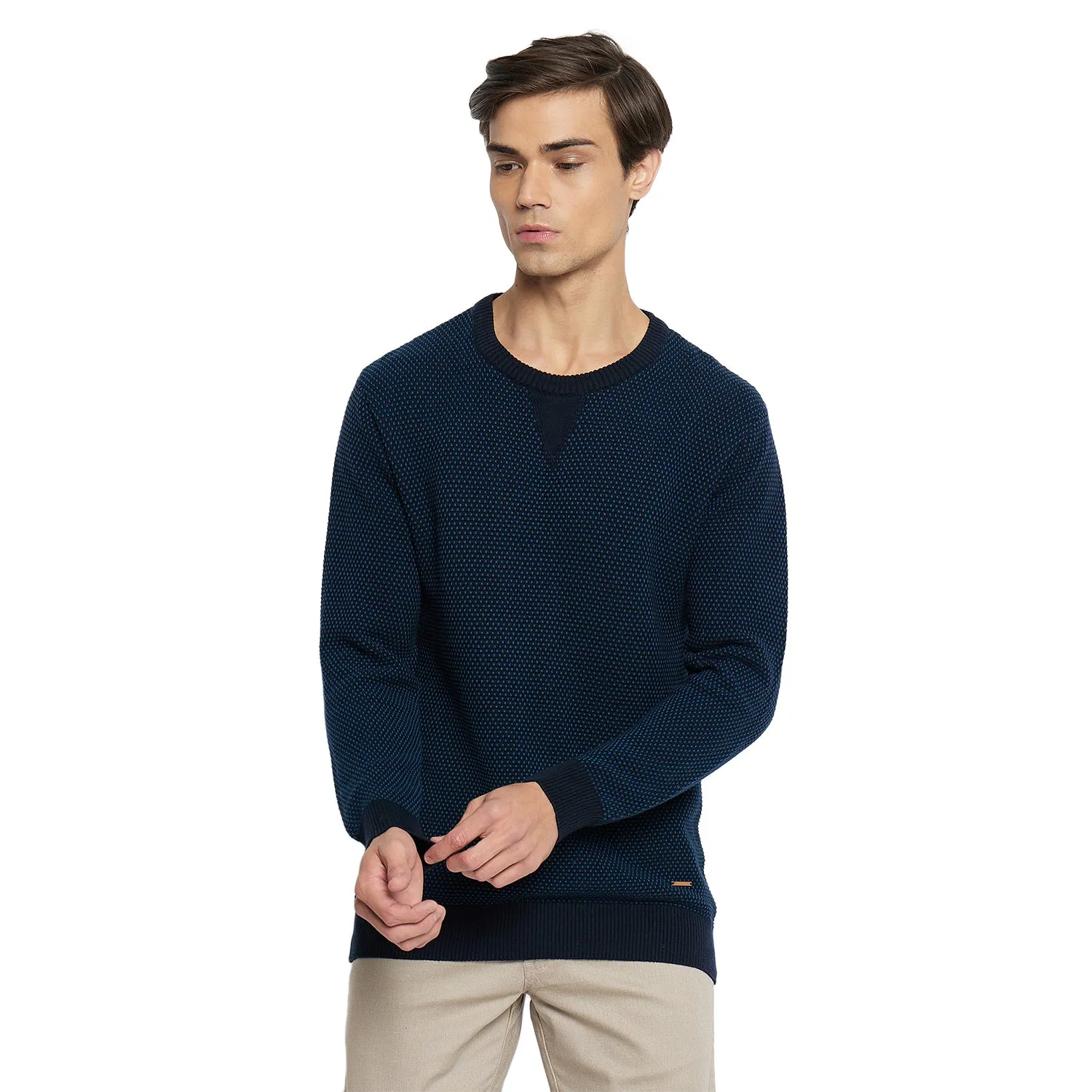 Duke Stardust Men Round Neck Full Sleeve Sweater (SDS644)