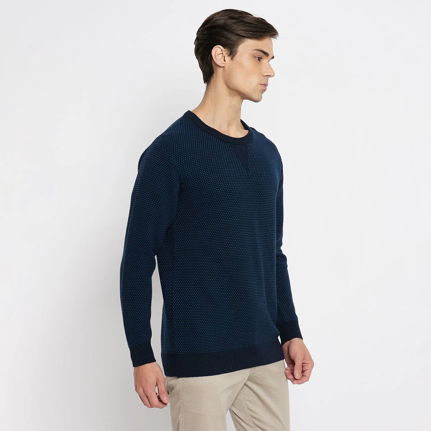 Duke Stardust Men Round Neck Full Sleeve Sweater (SDS644)