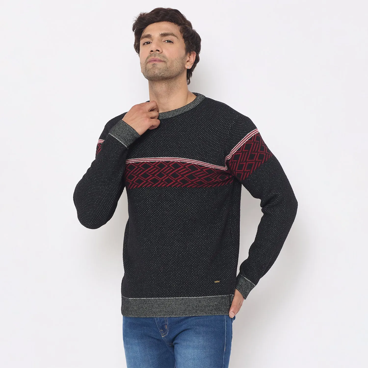 Duke Stardust Men Round Neck Sweater (SDS2252)