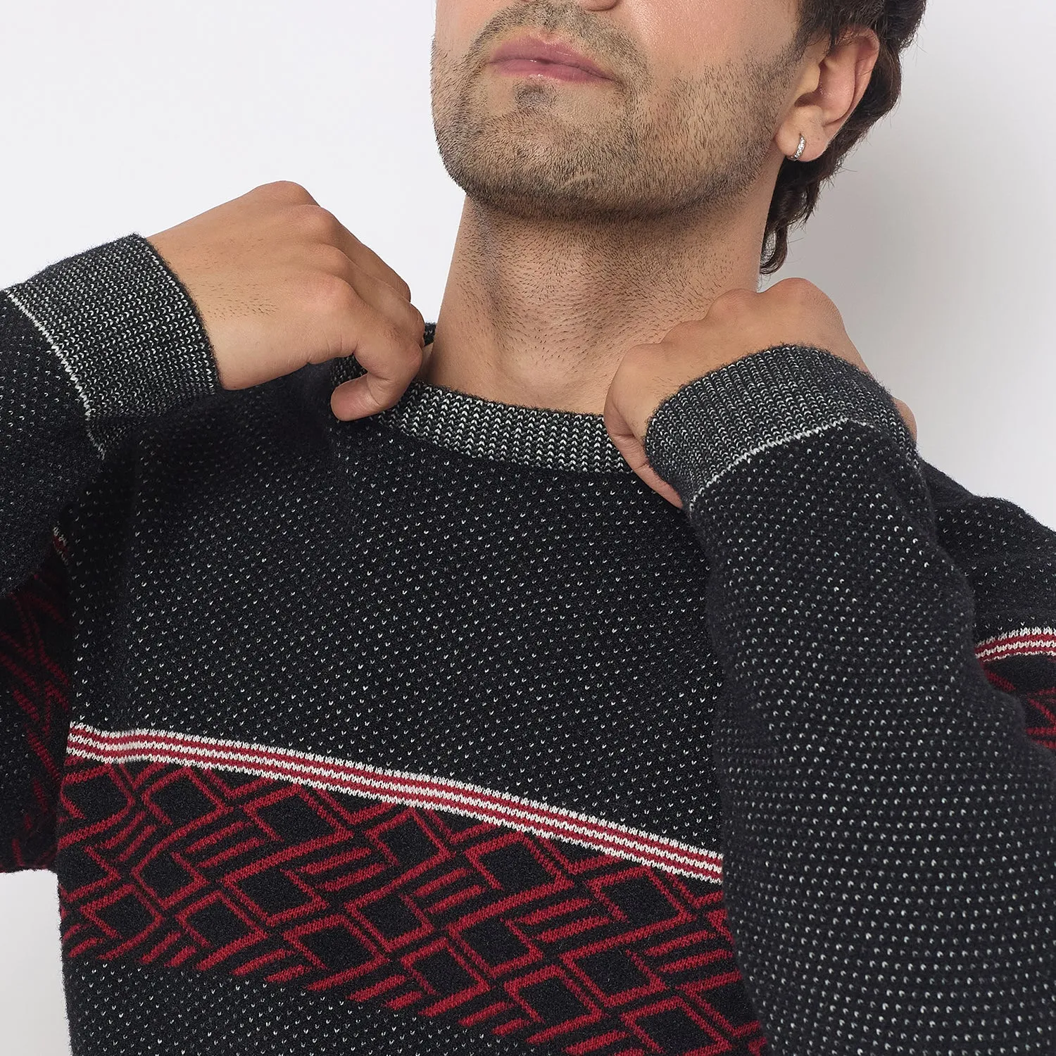Duke Stardust Men Round Neck Sweater (SDS2252)