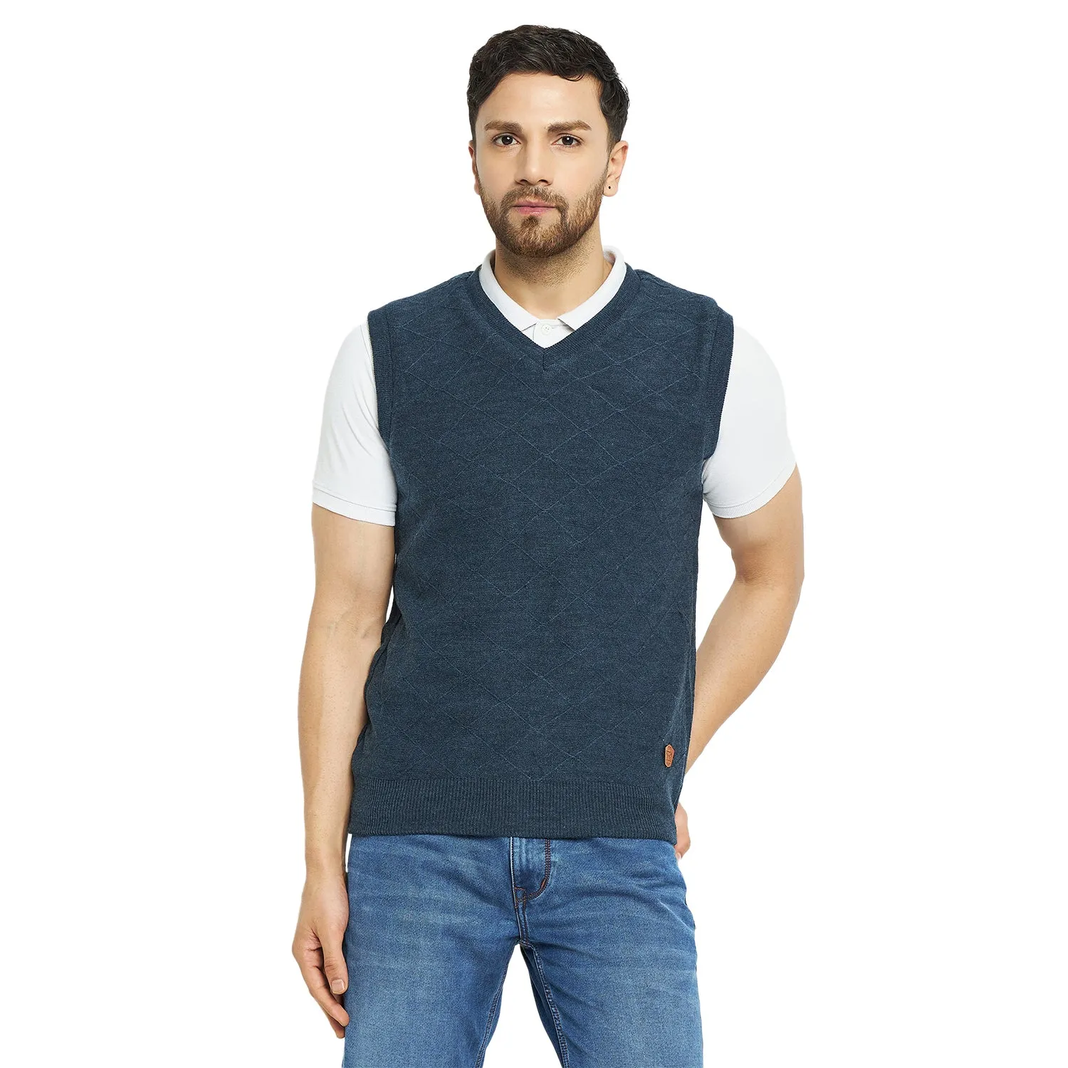 Duke Stardust Men Sleeveless Regular Fit Reversible Sweater (SDS2173)
