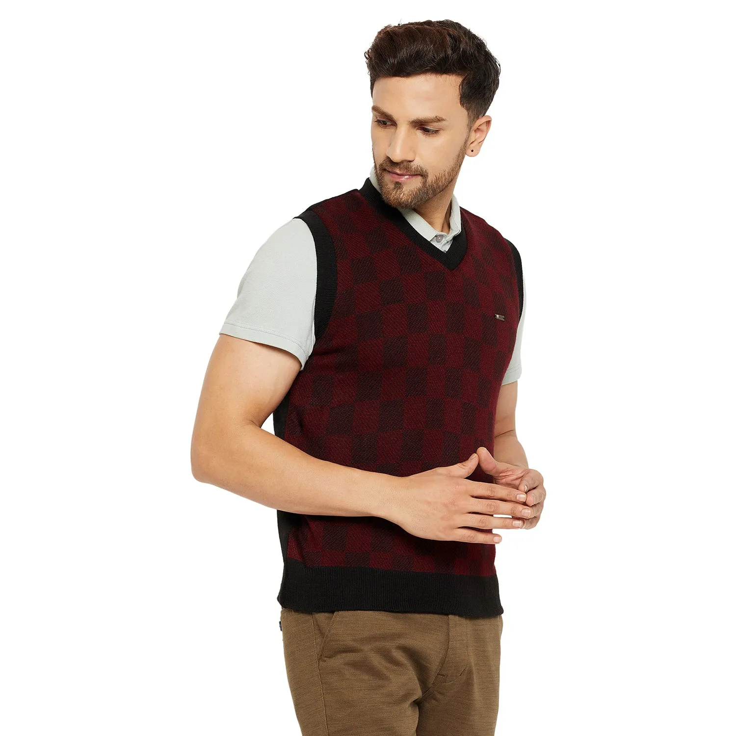 Duke Stardust Men Sleeveless Reversible Sweater (SDS2035)