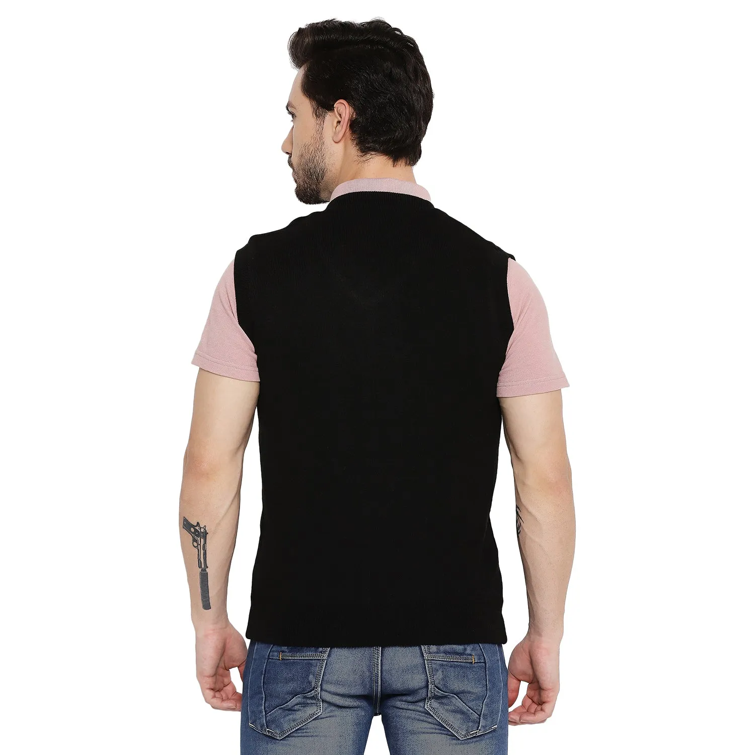 Duke Stardust Men Sleeveless Reversible Sweater (SDS2036)