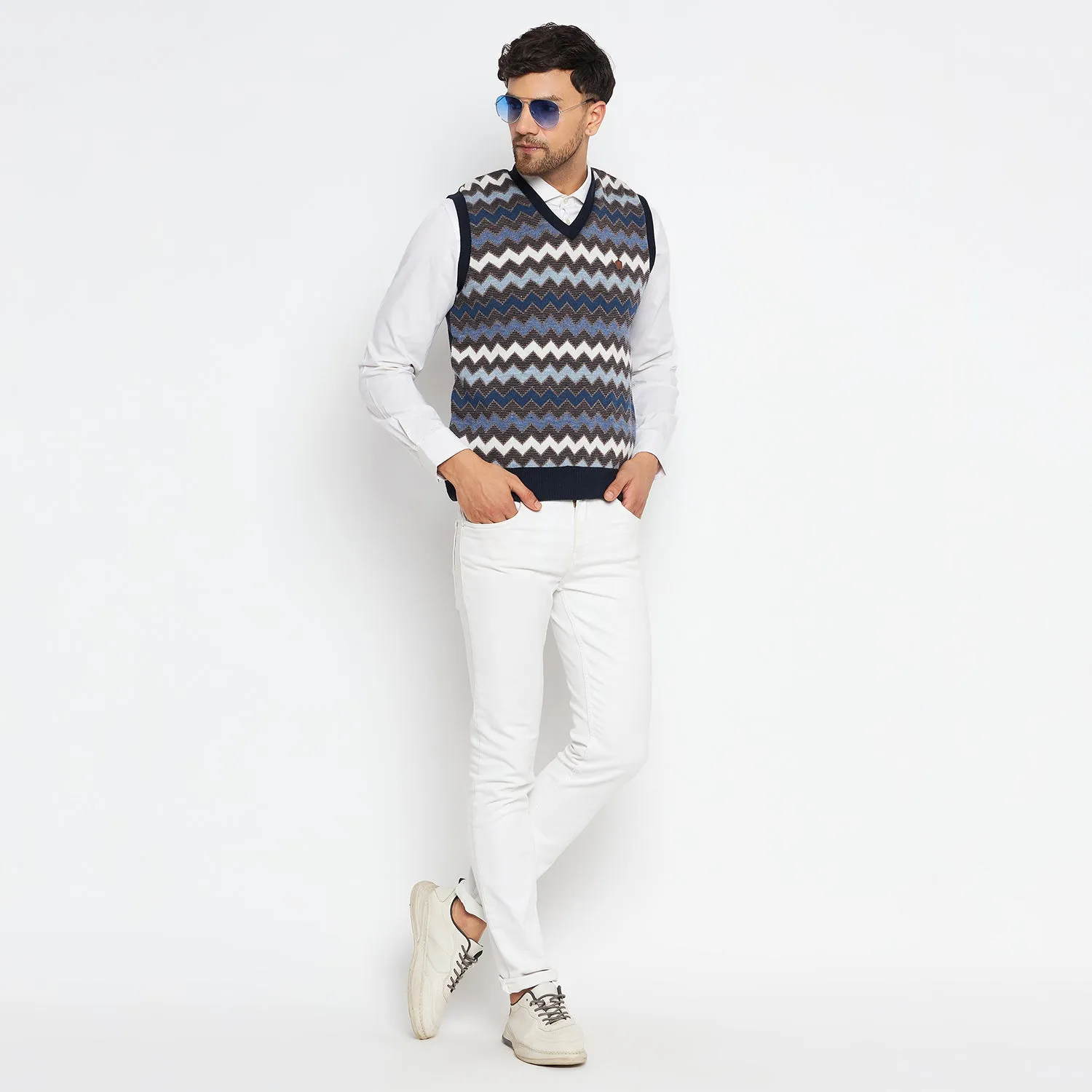 Duke Stardust Men Sleeveless Reversible Sweater (SDS2036)