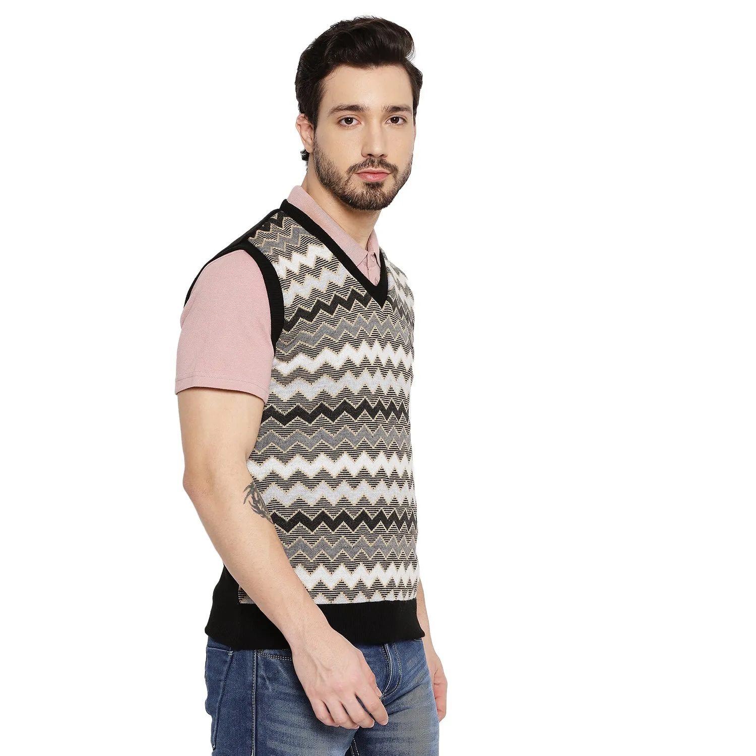 Duke Stardust Men Sleeveless Reversible Sweater (SDS2036)