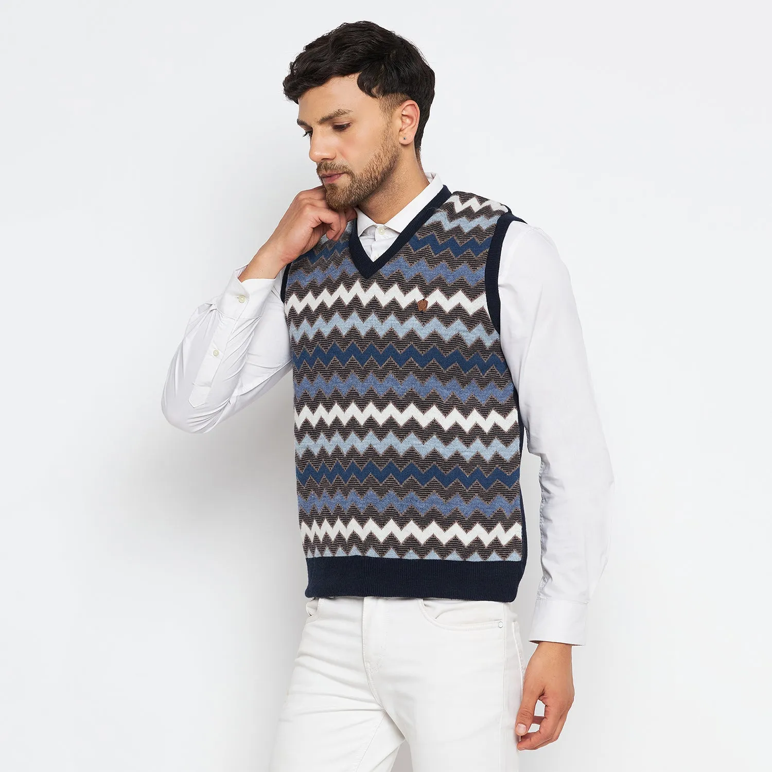 Duke Stardust Men Sleeveless Reversible Sweater (SDS2036)