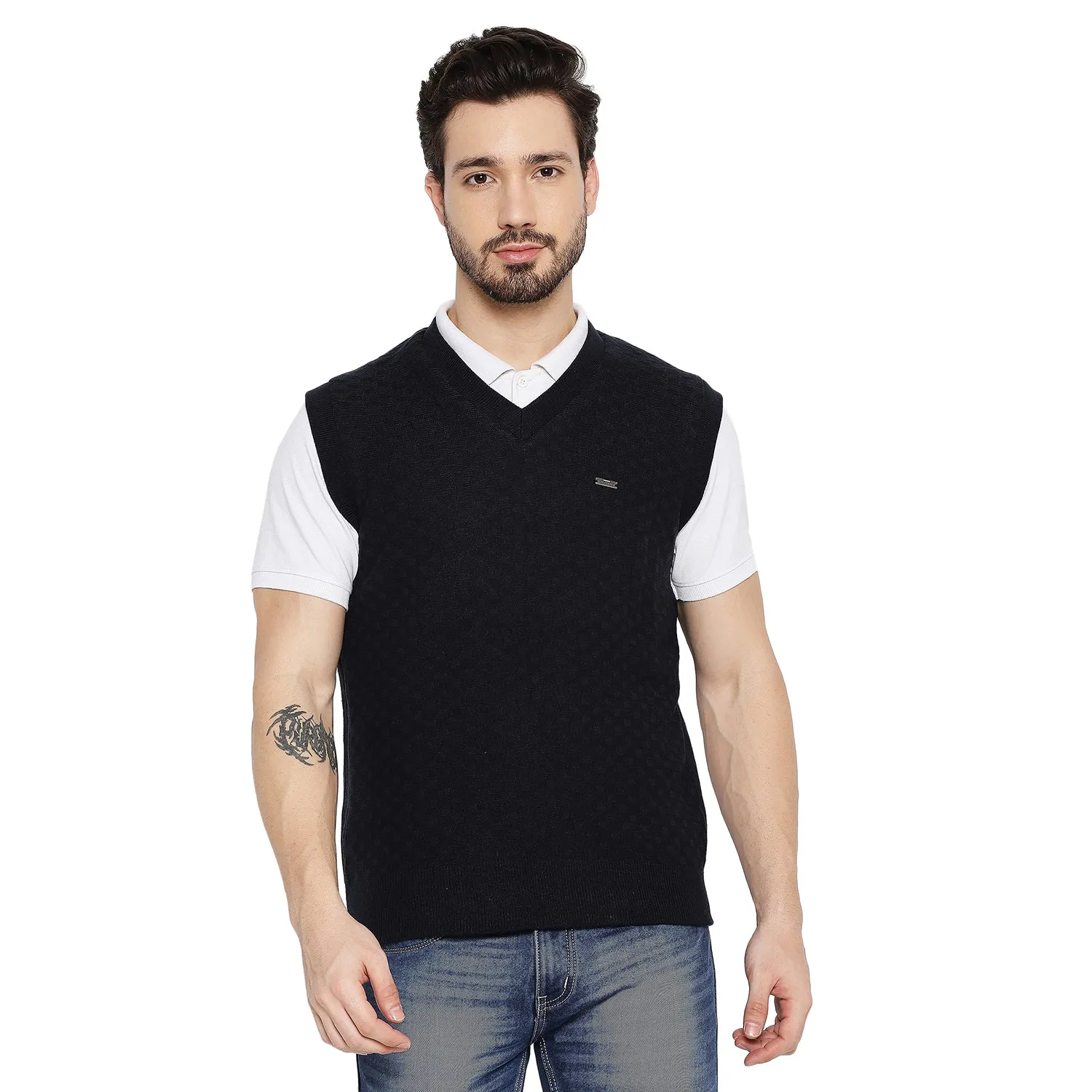Duke Stardust Men Sleeveless Reversible Sweater (SDS2037)
