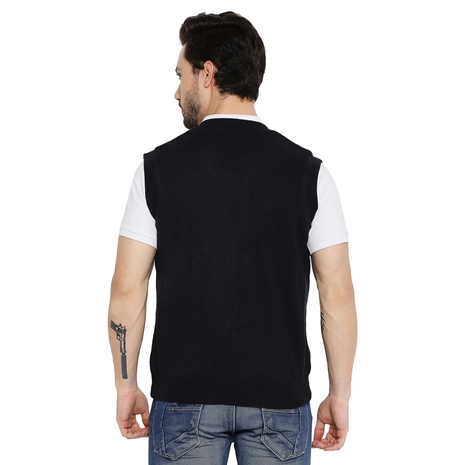 Duke Stardust Men Sleeveless Reversible Sweater (SDS2037)