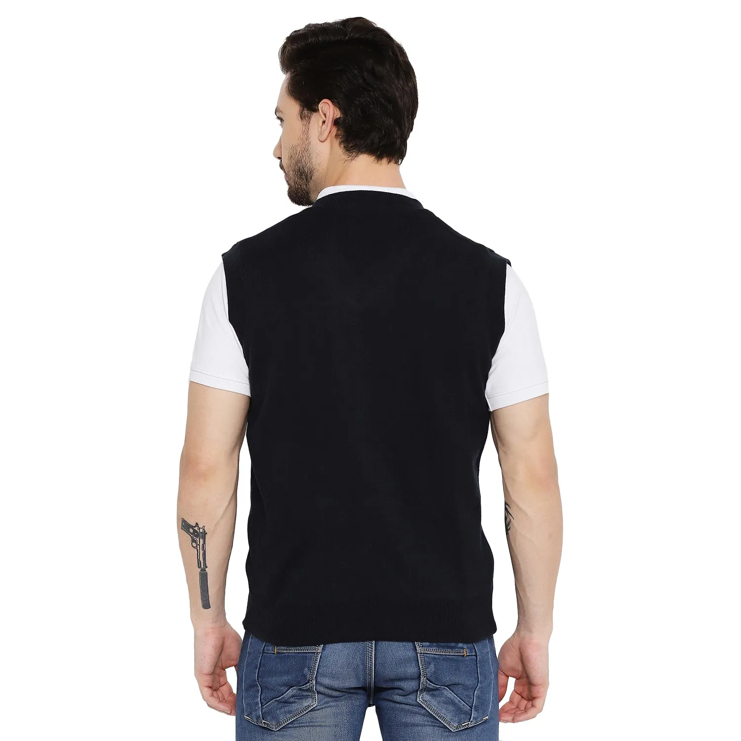 Duke Stardust Men Sleeveless Reversible Sweater (SDS2037)