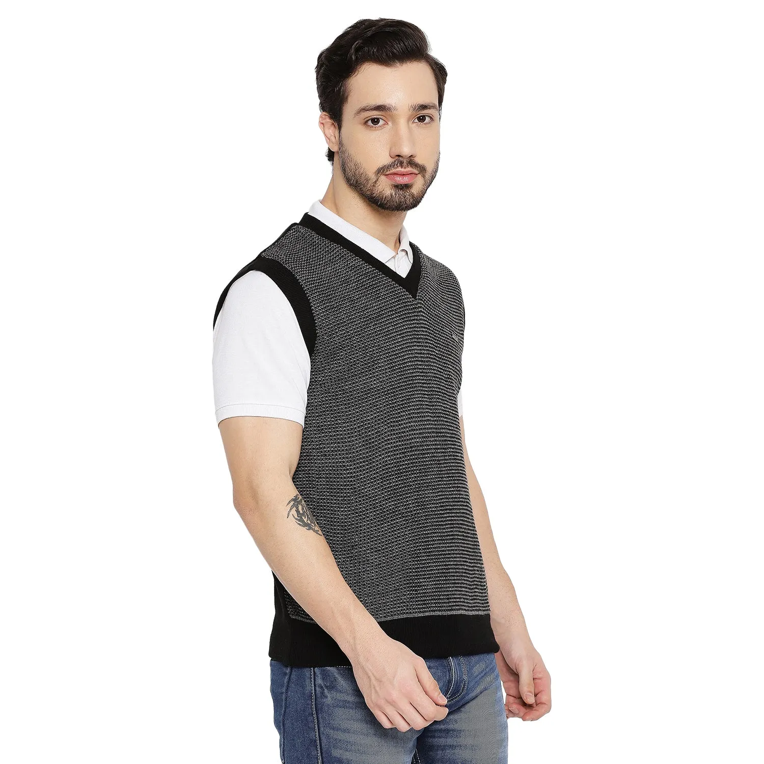 Duke Stardust Men Sleeveless Reversible Sweater (SDS2037)