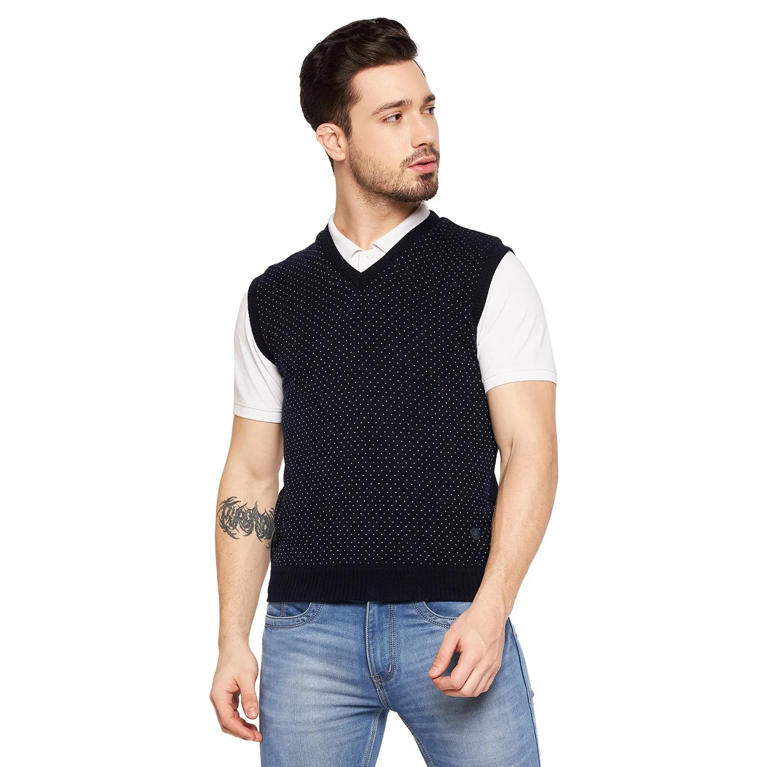 Duke Stardust Men Sleeveless Reversible Sweater (SDS2040)