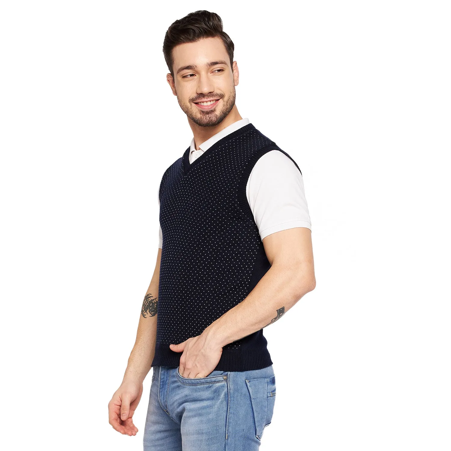 Duke Stardust Men Sleeveless Reversible Sweater (SDS2040)