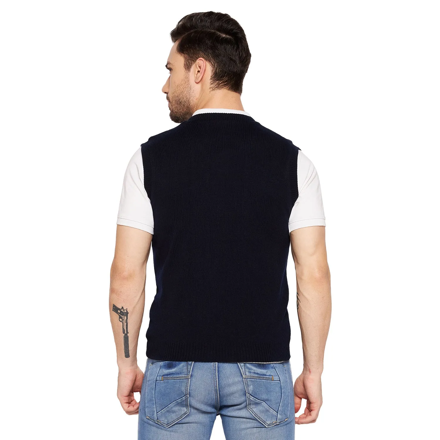 Duke Stardust Men Sleeveless Reversible Sweater (SDS2040)