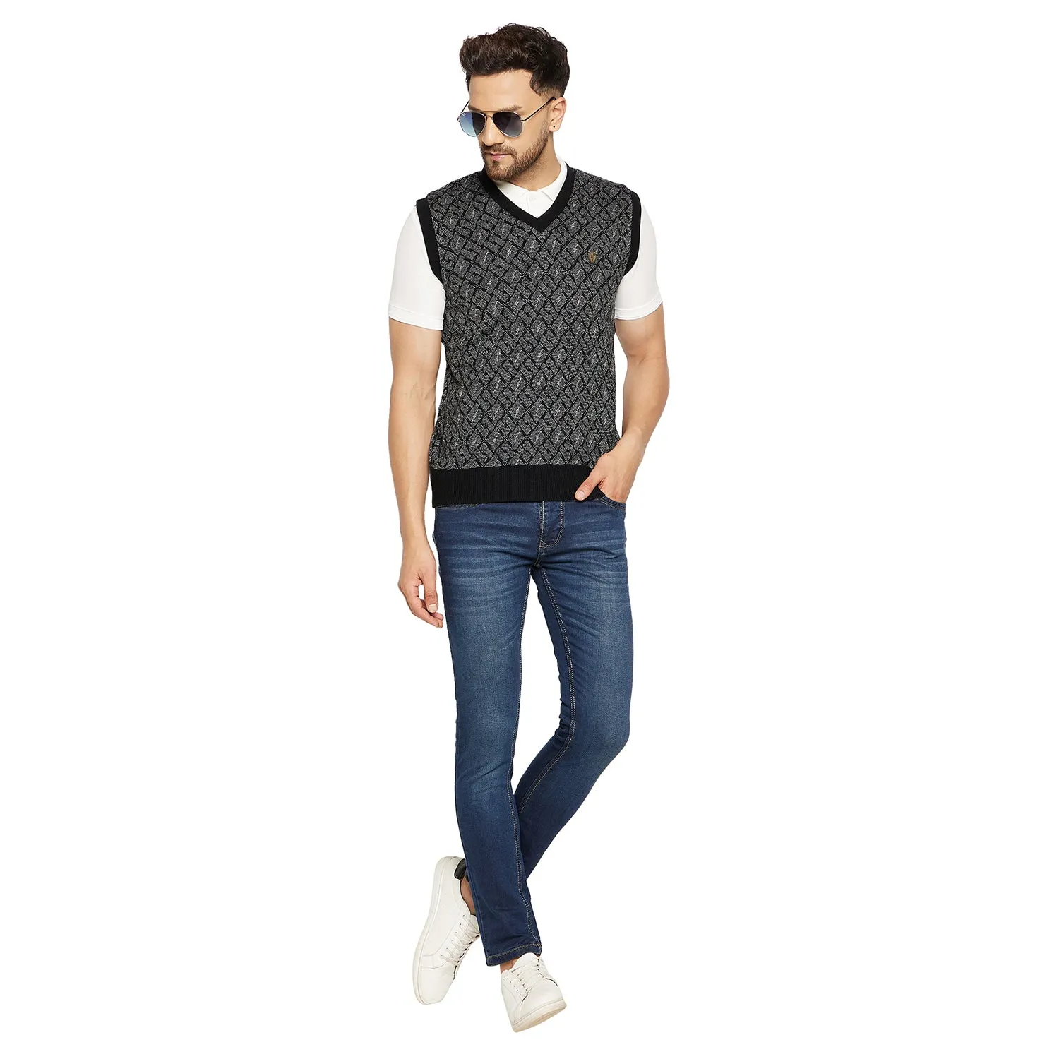 Duke Stardust Men Sleeveless Reversible Sweater (SDS2042)