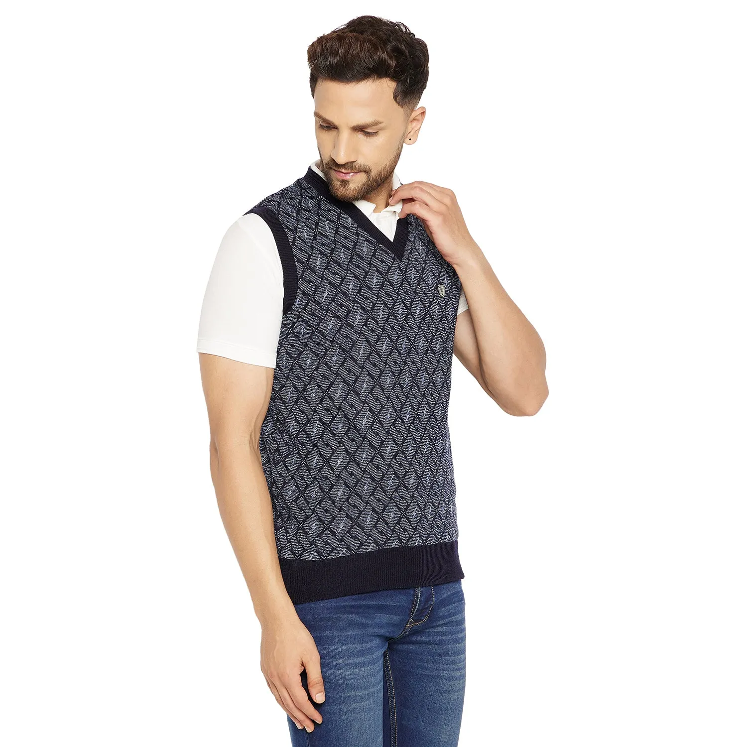 Duke Stardust Men Sleeveless Reversible Sweater (SDS2042)