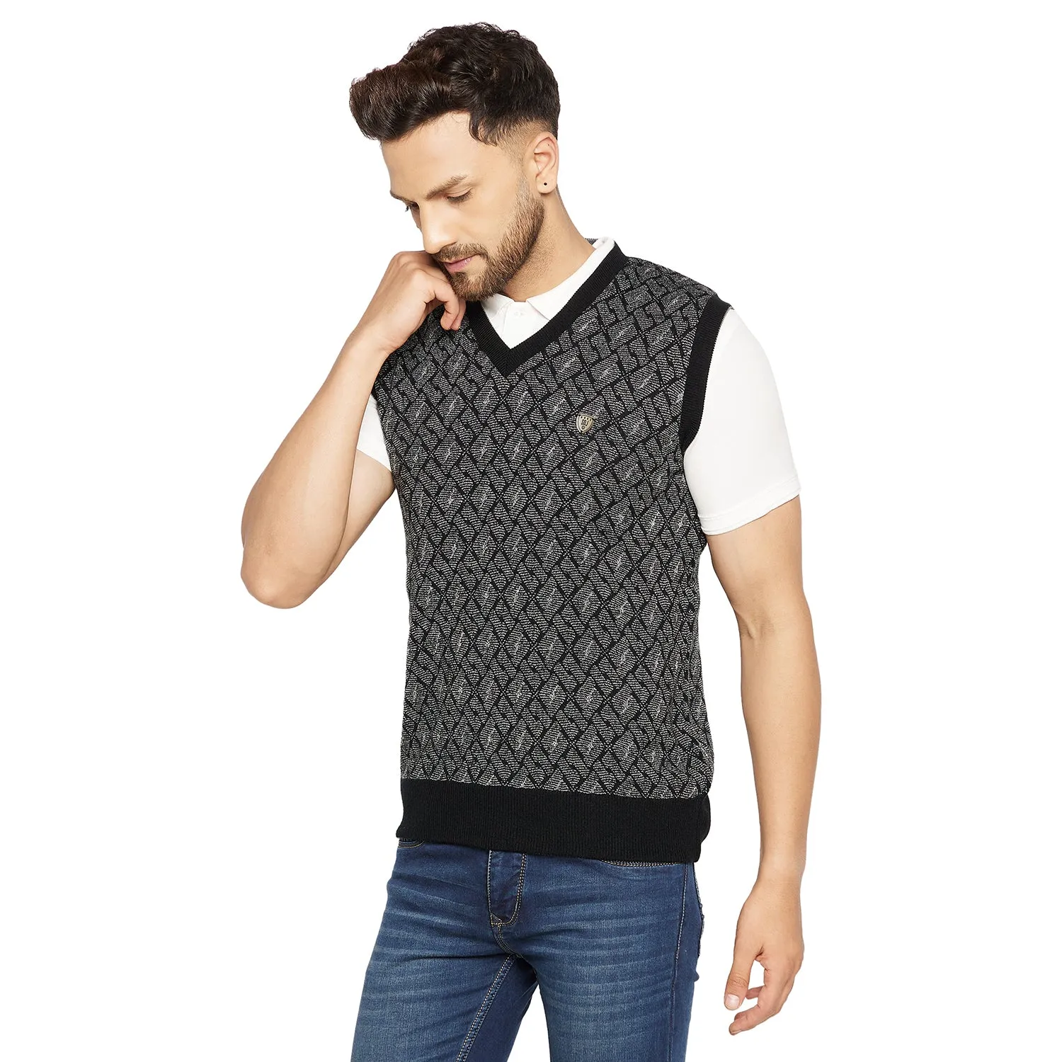 Duke Stardust Men Sleeveless Reversible Sweater (SDS2042)